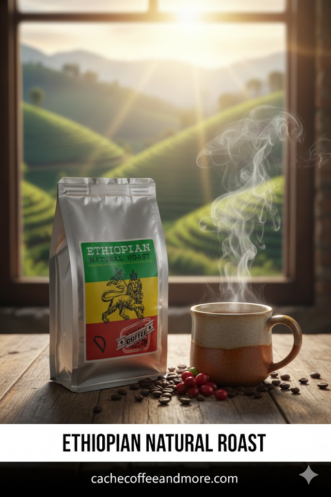 Ethiopian Natural – Darker Roast Coffee