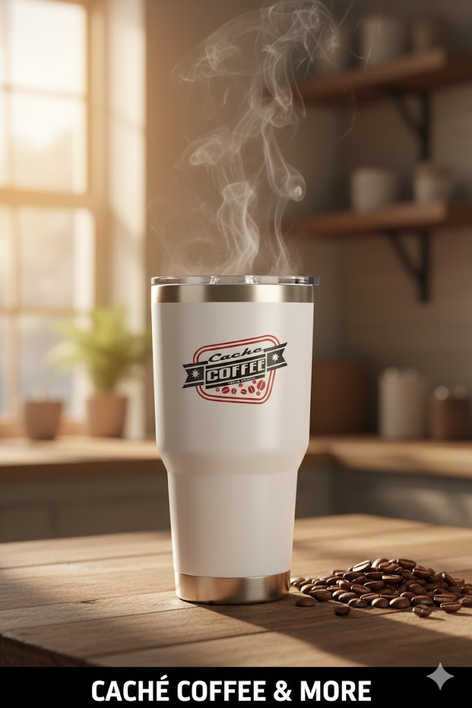 Large Cache Coffee Tumbler